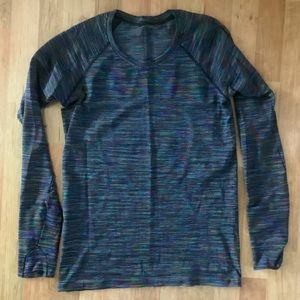 Lululemon Swiftly Tech Long Sleeve Shirt 2.0 Rainbow